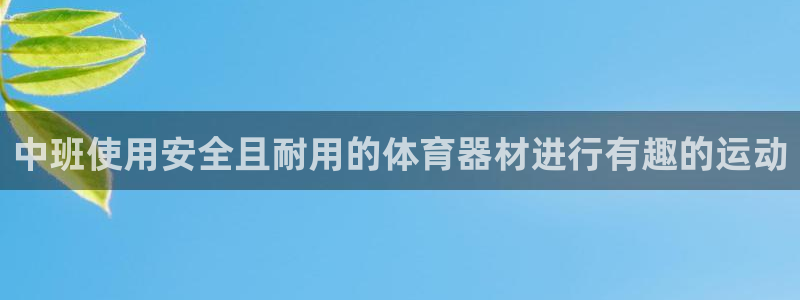 极悦娱乐登录拒绝访问怎么办理：中班使用安全且耐用的体